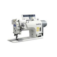Brother8422DS03N64D fully automated needle feed twin needle sewing machine